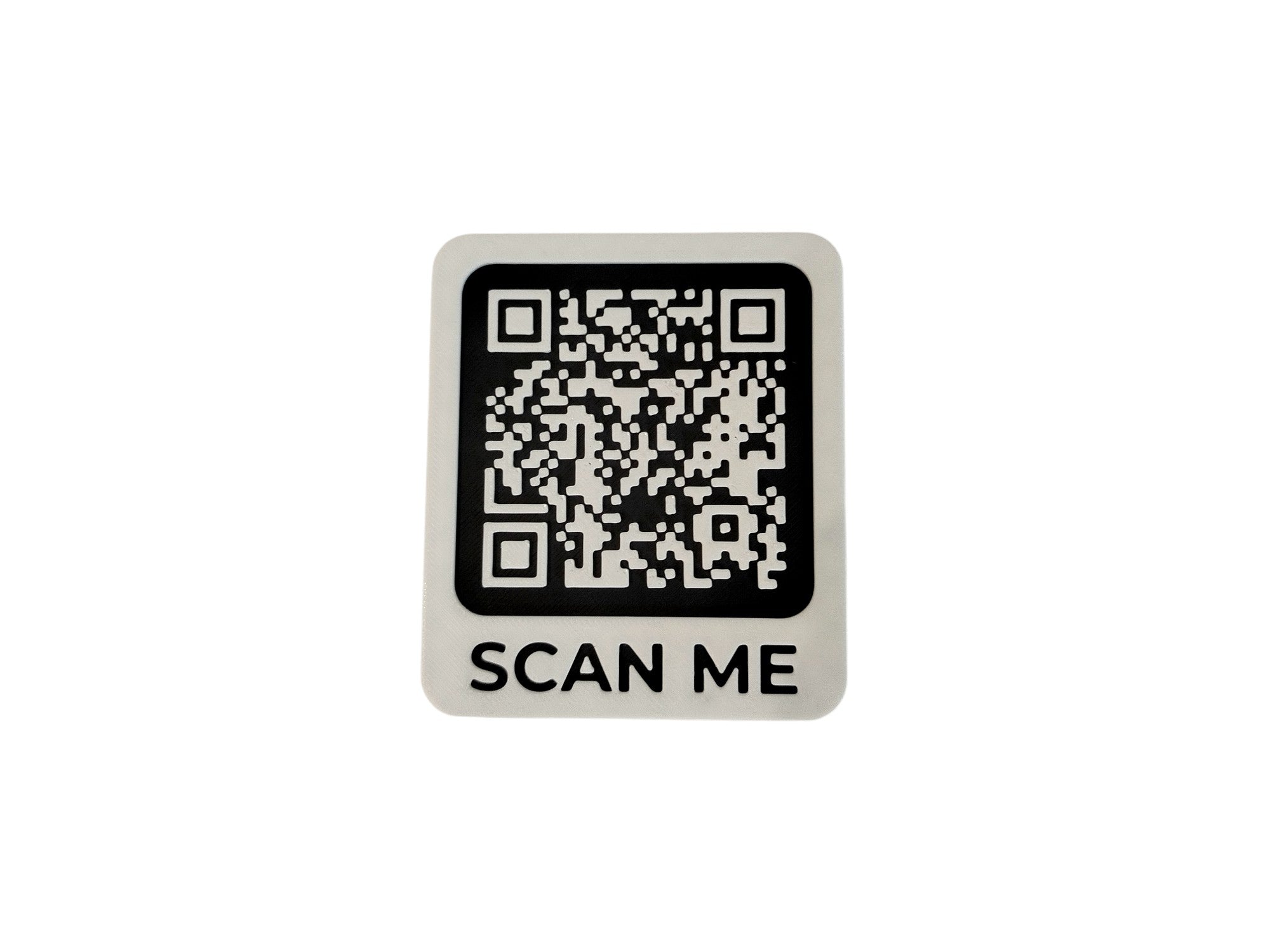 Personalizowana tabliczka z kodem QR 3D